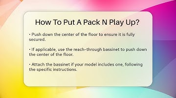 How To Put A Pack N Play Up? - Raising A Toddler