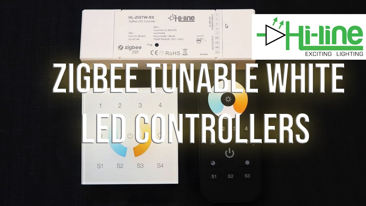 How to set up Zigbee Tunable White LED Controllers ?