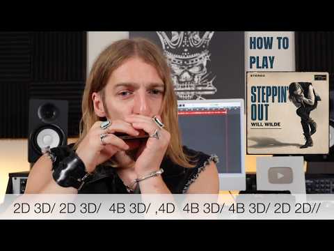 How To Play Steppin' Out - C Harmonica (Memphis Slim, John Mayall/ Eric Clapton)