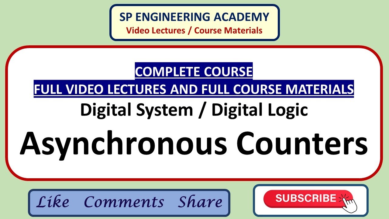 Digital 22 Complete Course Digital System Design of Asynchronous ...