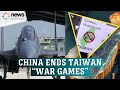 China ends two days of war games around taiwan
