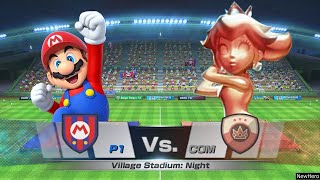 Mario Sports Superstars - Marioluigi Vs. Pink D Peachpeach