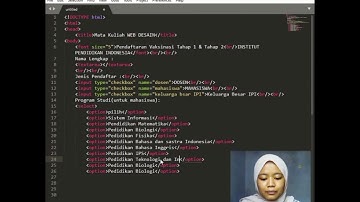 ✨Membuat Form Pendaftaran Menggunakan HTML✨