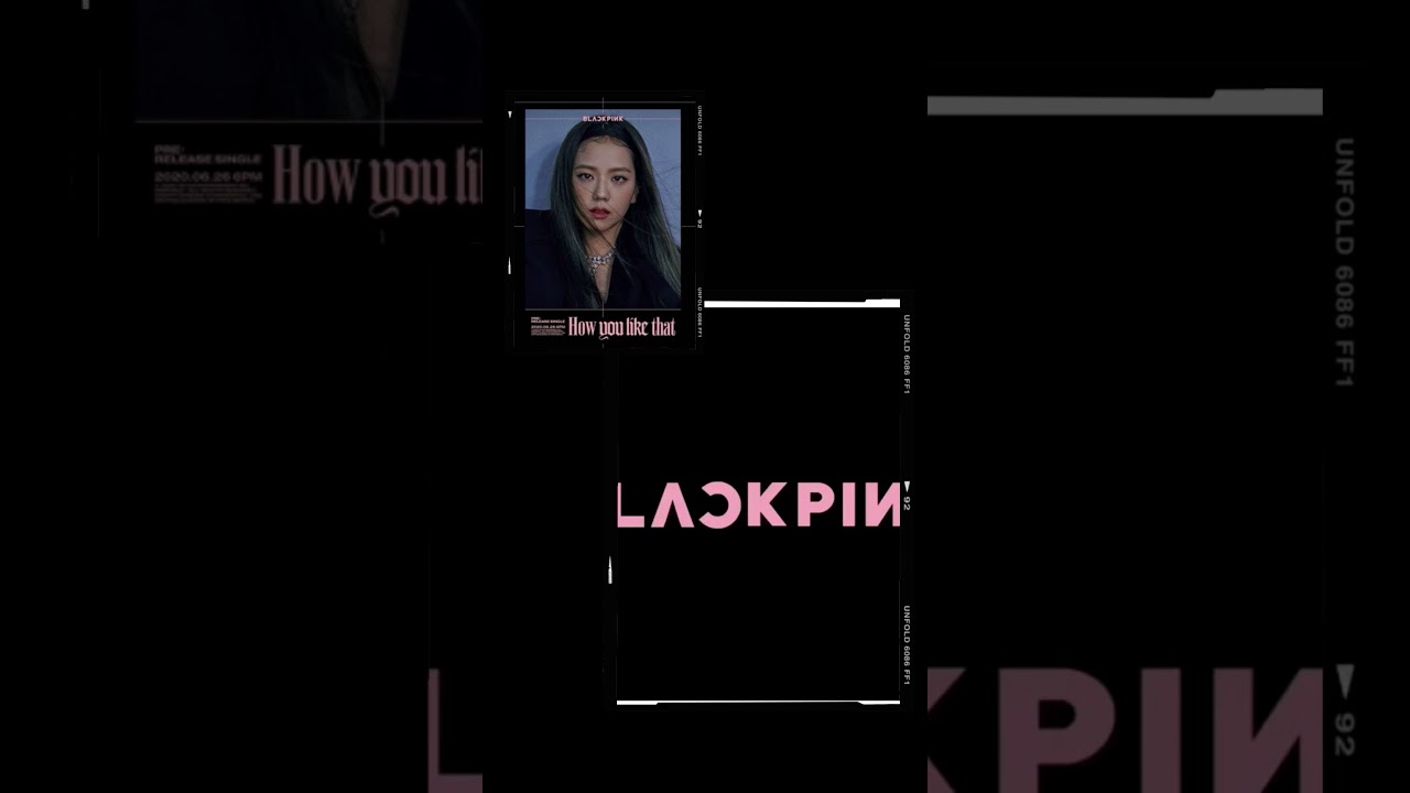 Blackpink How You Like That Jisoo Poster And Concept Video Youtube