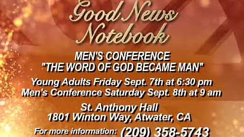 GOOD NEWS NOTEBOOK - Men's Conference "The Word of...