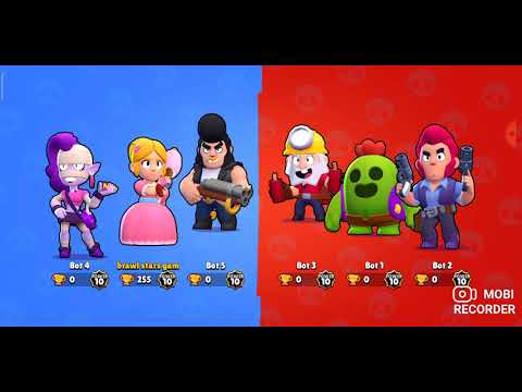 brawl stars ნაწილი14 ჩემი შექმნილი მაპი