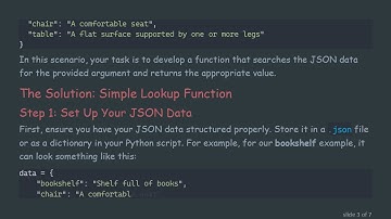 How to Effectively Search a JSON File with Given Arguments in Python
