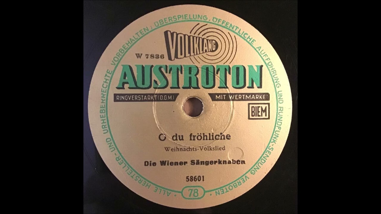 O du fröhliche - Die Wiener Sängerknaben, Austroton - YouTube