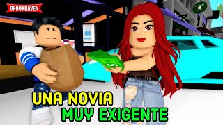 UNA NOVIA MUY EXIGENTE | Roblox Brookhaven rp🏡 |Mini Pelicula - Historia de Roblox