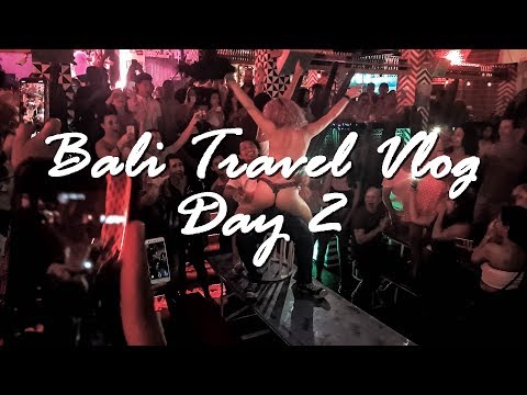 Bali Travel Vlog - Day 2 | Ubud, Legian & Mexicola Wild Party!