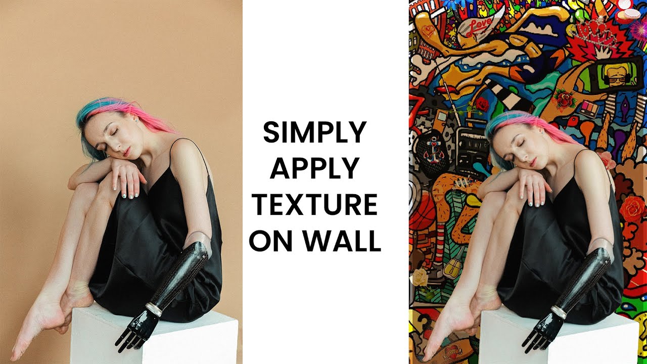 how to apply texture on wall in YouTube