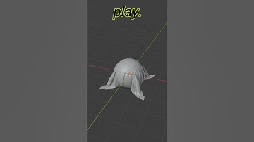Simulate Cloth in Blender in 30 seconds - HD Tip: