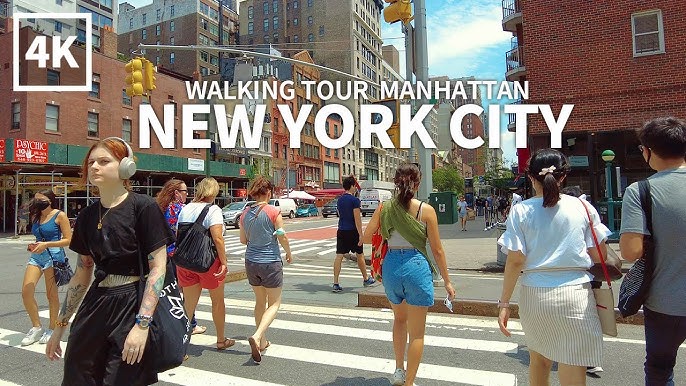 NEW YORK CITY Walking Tour [4K] - 7th AVENUE 