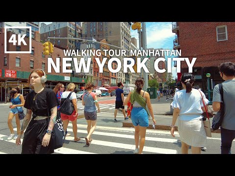 NEW YORK CITY TRAVEL - WALKING TOUR(8), 5th Ave, Bryant Park, Greenwich Village, 7th Ave [Full Ver.]