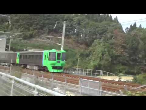 785系バッタ増結　スーパー白鳥20号青函トンネル脱出(電笛+空笛)