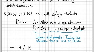 Proof and Problem Solving - Logical Connectives Example 01