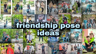 Stylish friendship photoshoot pose | Pose with best friend | Best friends photography pose