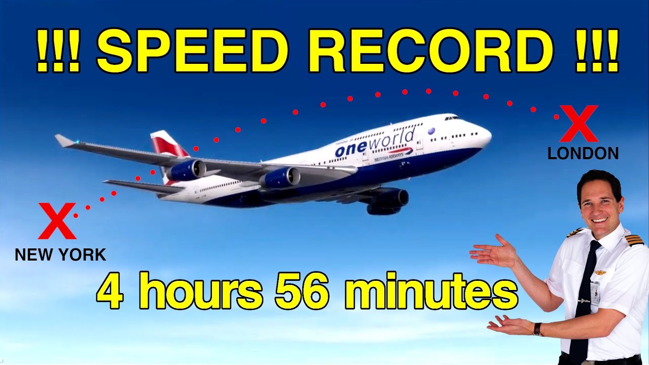 HOW Did The 747 Break The TRANSATLANTIC SPEED RECORD Explained By HOW Did The 747 Break The TRANSATLANTIC SPEED RECORD Explained By