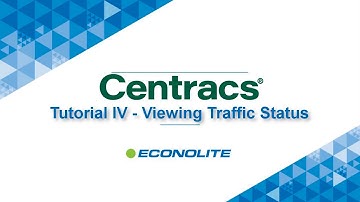 Centracs Tutorial IV   Viewing Traffic Status