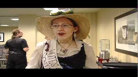 DragonCon 2010 Interview at a Steampunk Panel (Catie)