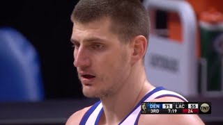 Nikola Jokic No Look Pass to Aaron Gordon for Bucket And1 vs Clippers!