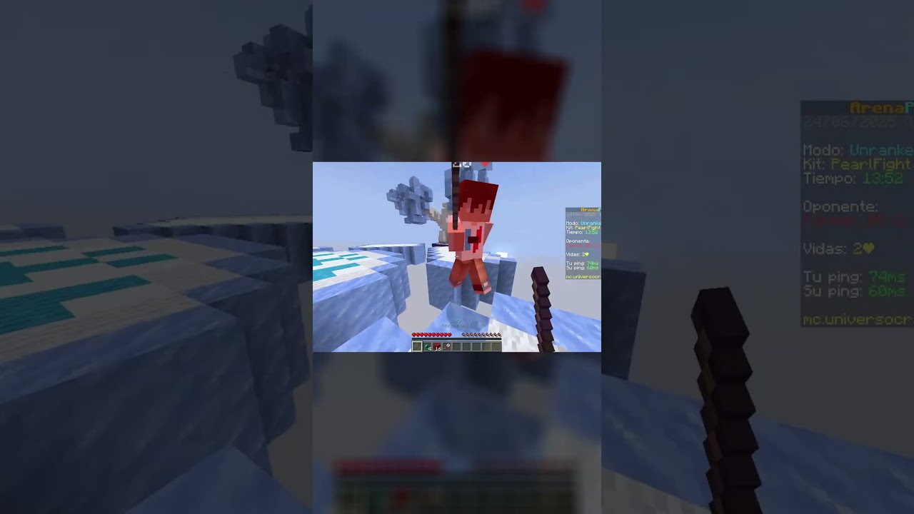 Dos idiotas en PVP - Parte 2 #minecraft #gaming #fyp #fypage