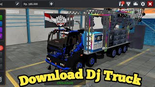 DJ Truck Mod for Bus Simulator Indonesia | New BUSSID DJ Sound Mod Download