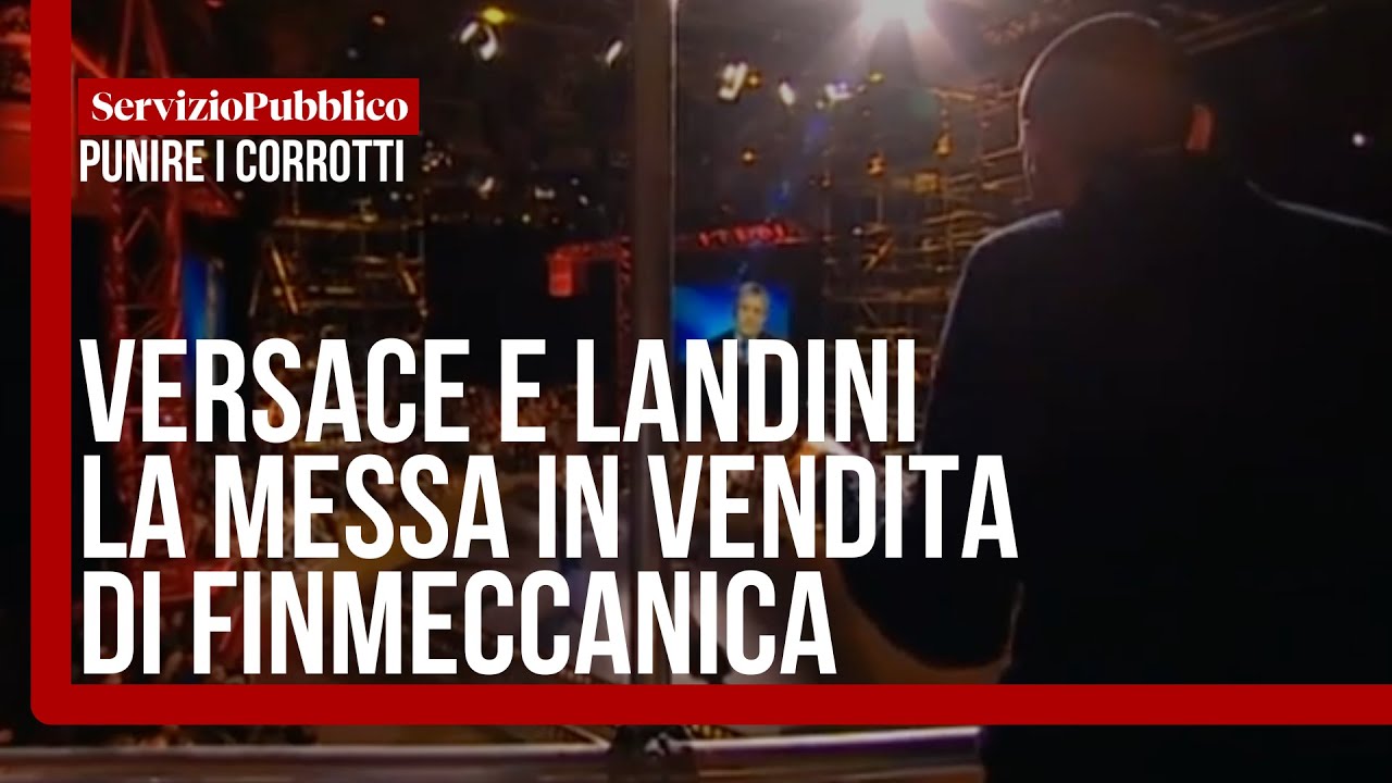 Versace e Landini: la messa in vendita di Finmeccanica