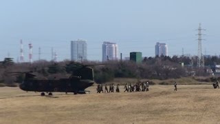 20150111 降下訓練始め 防衛大臣臨場 [3D]