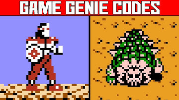 (NES RYGAR) One Hit Kill, Walk On Water & Hit Anywhere - Game Genie Codes