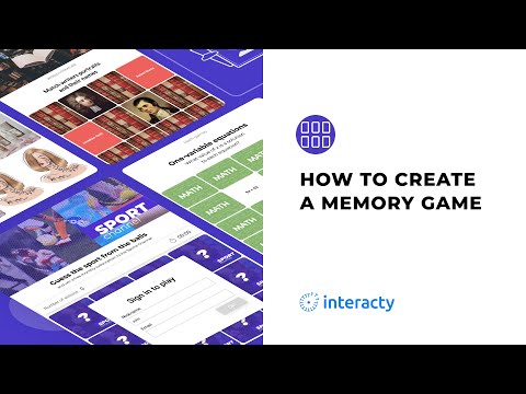 How to create a Memory Game on Interacty
