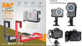 HOP GP-R6 L Plate Bracket for Canon EOS R5 R6 Quick Release Aluminium
