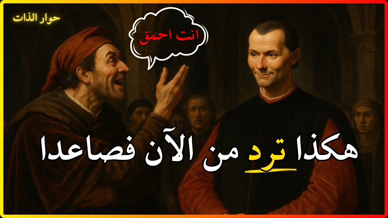 تعلم فن الرد كيف ترد بذكاء وسرعة على من يتطاول عليك - افكار ميكافيلي ...