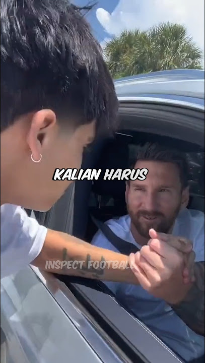 Saat Lionel Messi Bertemu Seorang Fans di Lampu Merah