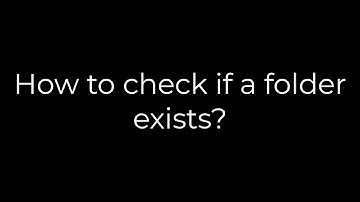 Java :How to check if a folder exists?(5solution)