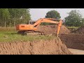 พามาดู สูตรการขุดสระใส่ปืก HITACHI ZX200-1 ตัดมุมสาม excavator EP.8203