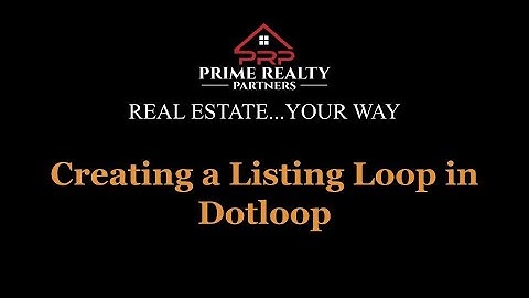 Creating a Listing Loop