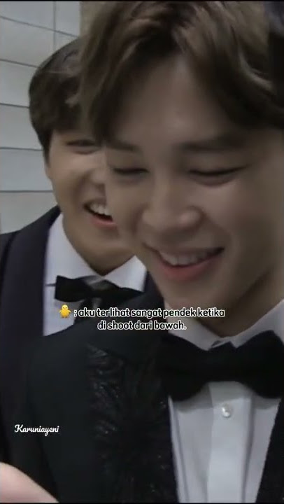 Jimin yang ternistakan oleh si bontot 🤣 #jimin #jungkook #bts