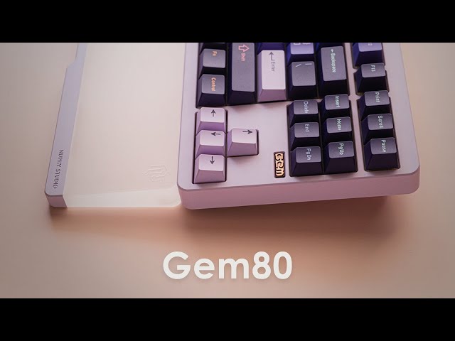 Nuphy Gem80 Unboxing , Build , Showcase , Multiple Config Typing 