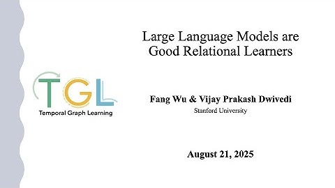 Large Language Models are Good Relational Learners