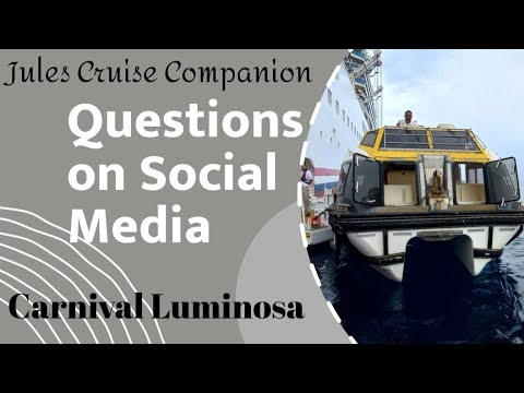 (Repeated ad nauseam) Question often asked on social media @julescruisecompanion​ Video Thumbnail