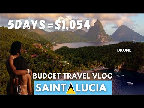 ST. LUCIA 2021 TRAVEL VLOG|What To Do on a Budget | 6 BEACHES, WATERFALLS, MUD BATH,