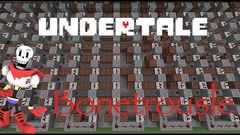 Bonetrousle In Minecraft With Note Blocks!