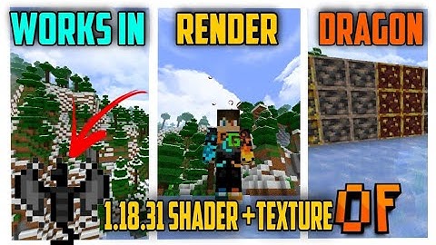 Texture pack And shaders for Minecraft 1.18.31 | Black Canyon Gamerz
