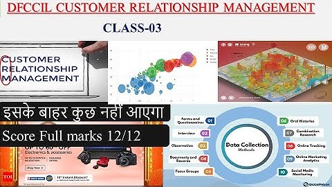 Class-03 | DFCCIL Customer Relationship Managemnt | Operation & BD | #CRM #dfccil