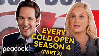 Leslie Knope vs. Bobby Newport: Who Will Win? | Every Parks and Rec Cold Open (Season 4 Part 2)