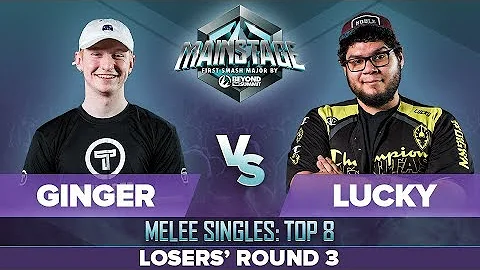 Ginger vs Lucky - Losers' Round 3: Melee Singles - Mainstage | Falco vs Fox