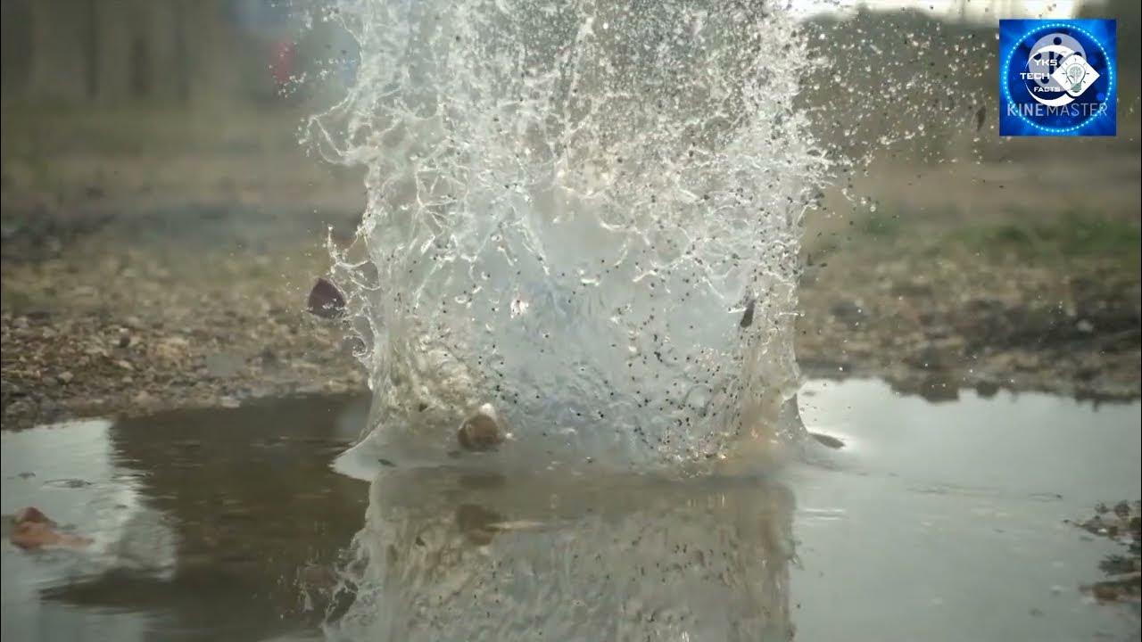 Grenade explosion slow motion YouTube