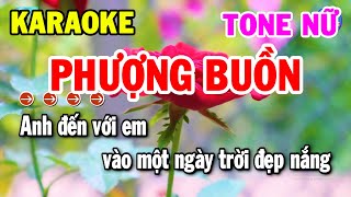 Karaoke Phượng Buồn Tone Nữ Nhạc Sống Rumba Hay | Kho Nhạc Karaoke