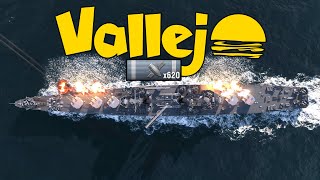 Vallejo - SHOOTING RANGE || World of Warships